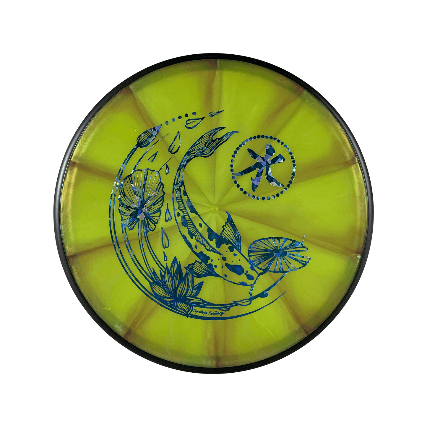 Plasma Entropy - Koi Stamp Disc MVP multi / yellow green 173