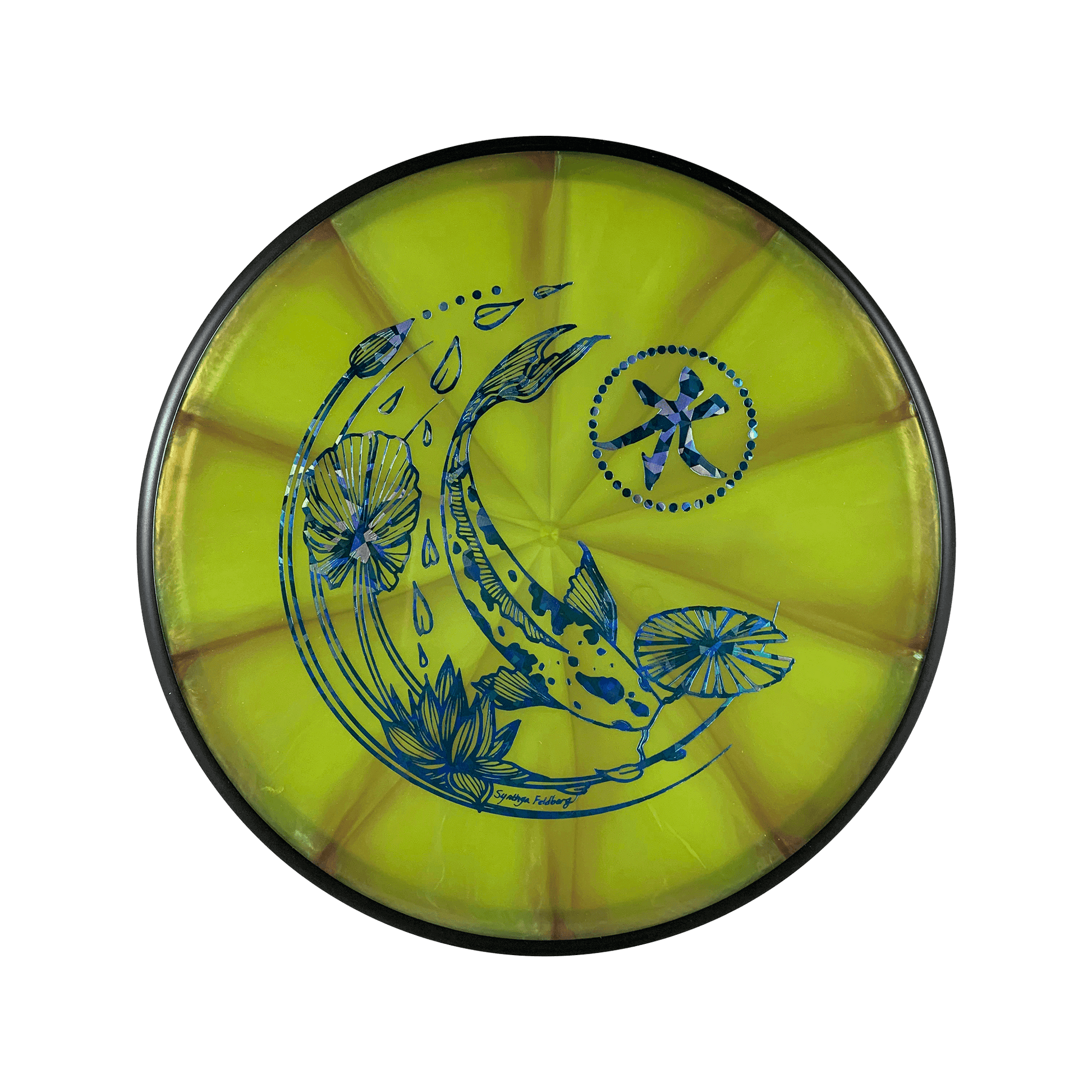 Plasma Entropy - Koi Stamp Disc MVP multi / yellow green 173