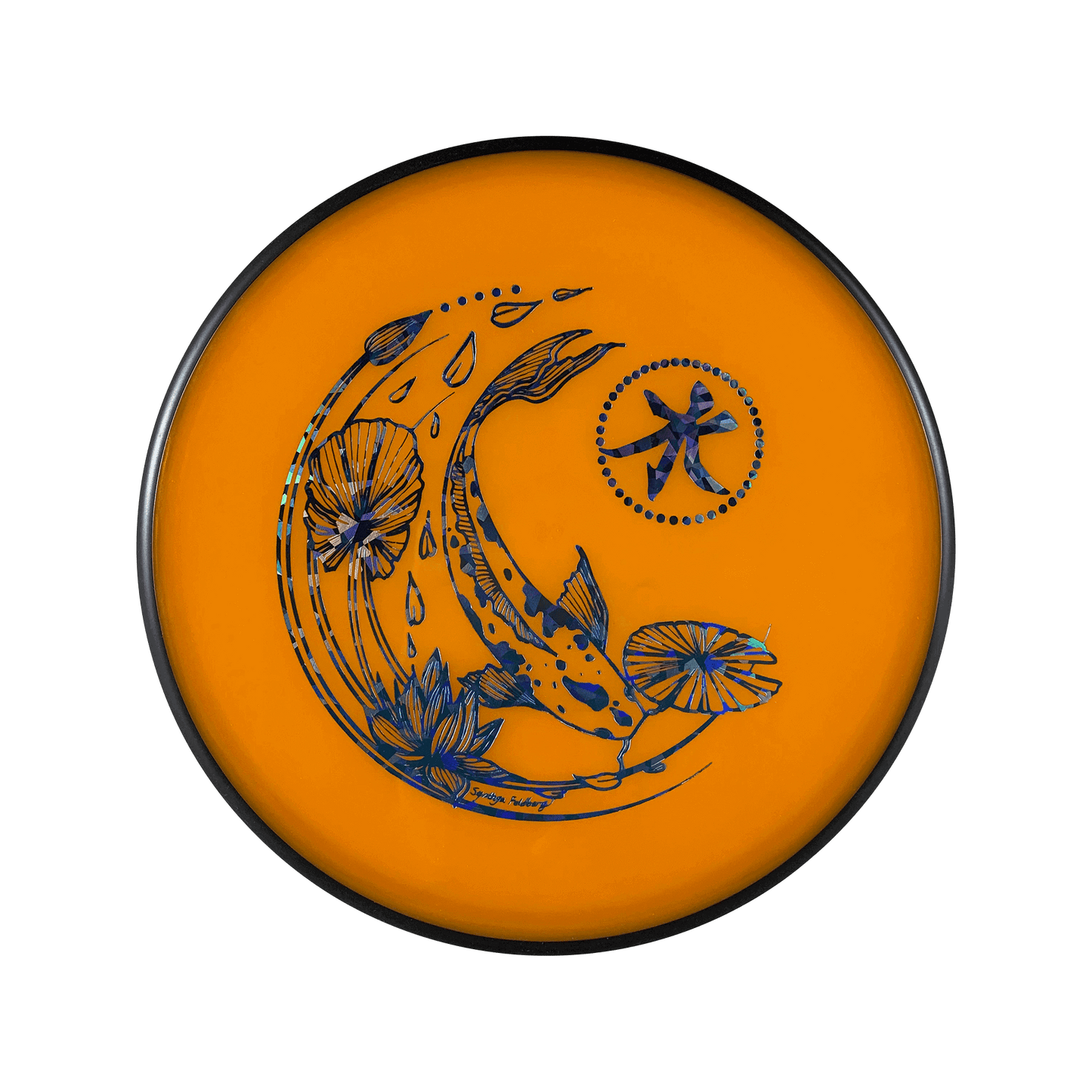 Plasma Entropy - Koi Stamp Disc MVP orange 173