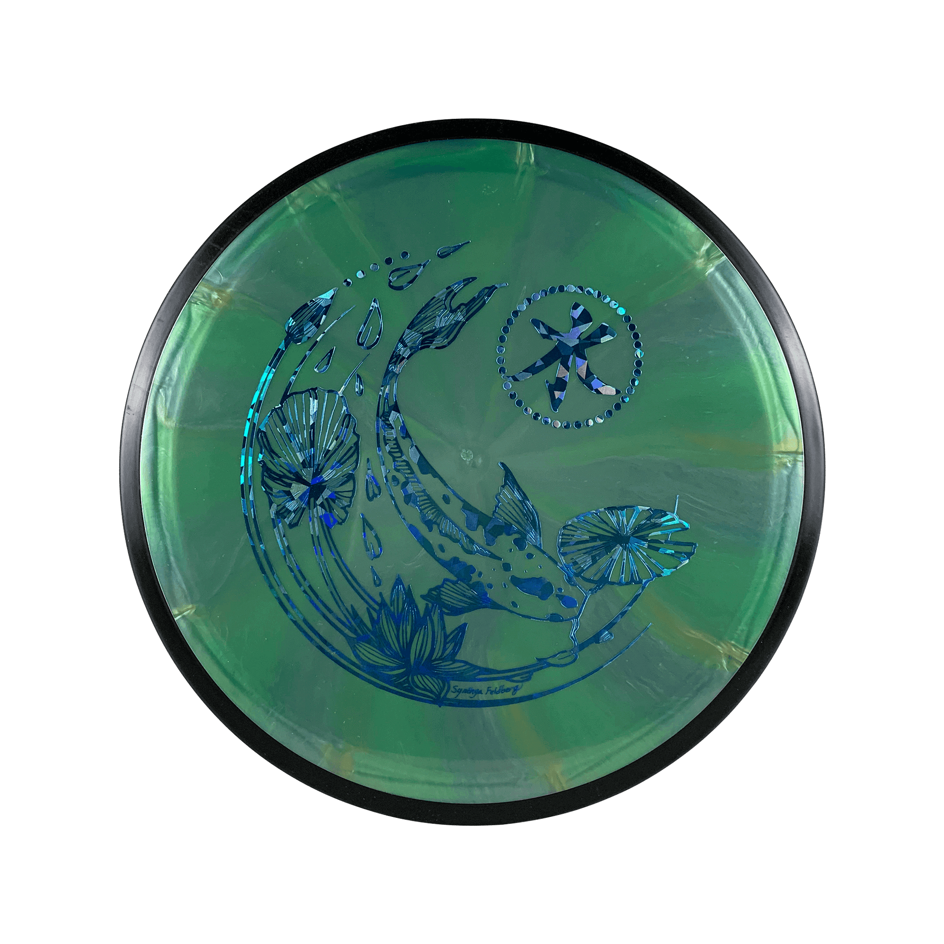 Plasma Servo - Koi Stamp Disc MVP multi / blue green 158