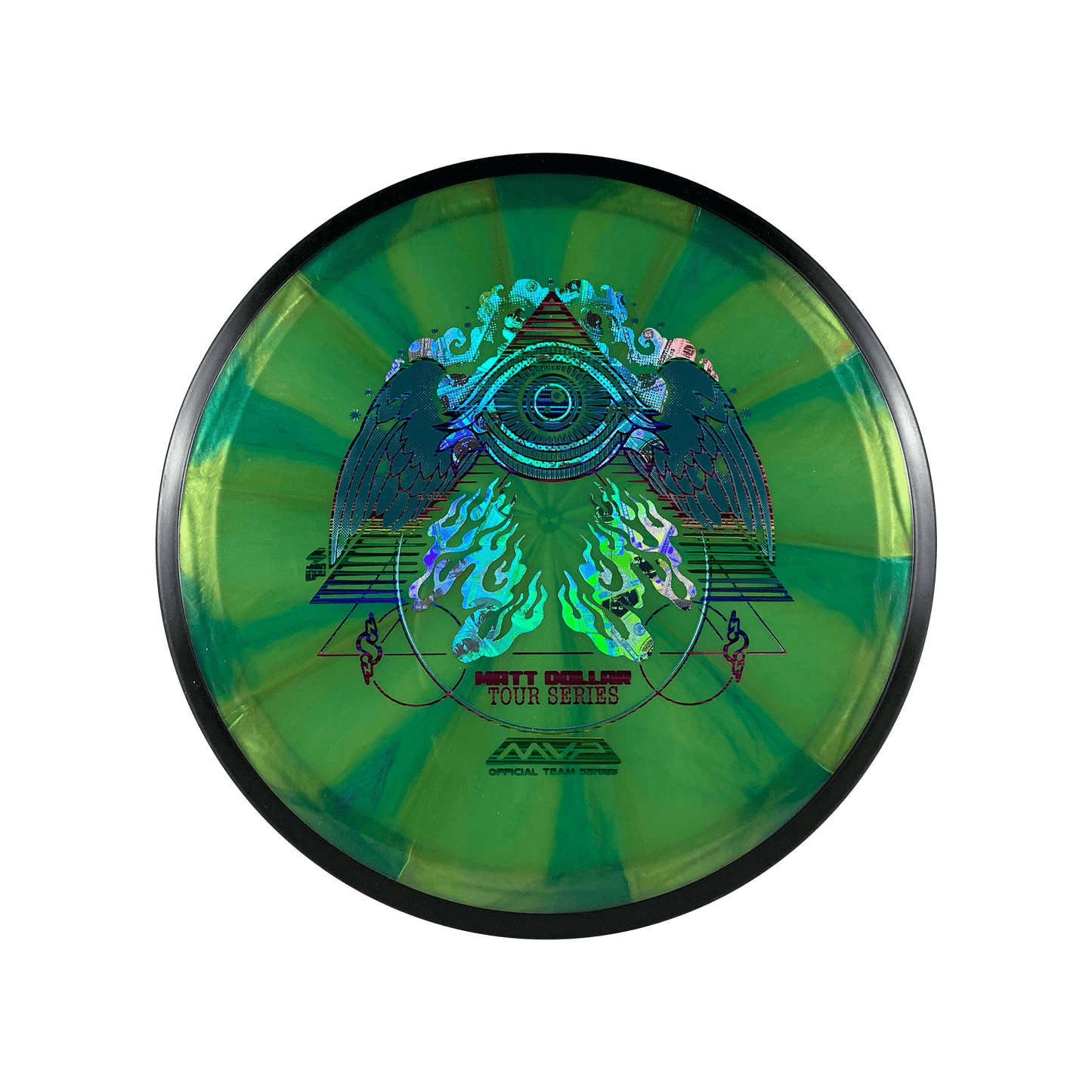 Plasma Servo - Matt Dollar Flying Eye Stamp Disc MVP multi / blue green 163