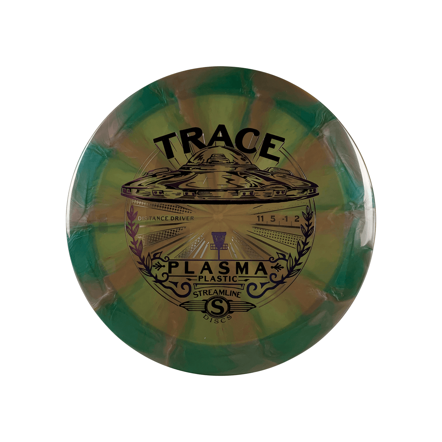 Plasma Trace Disc Streamline multi / green 173