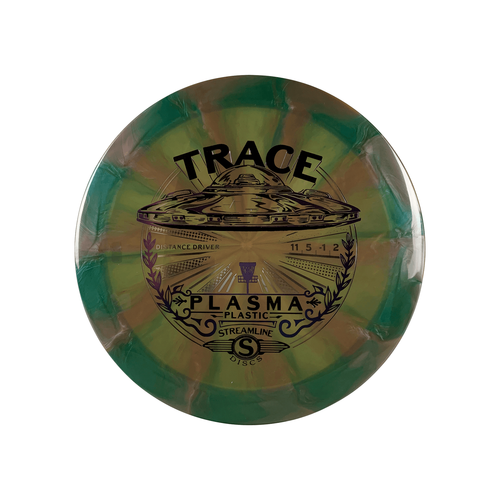 Plasma Trace Disc Streamline multi / green 173