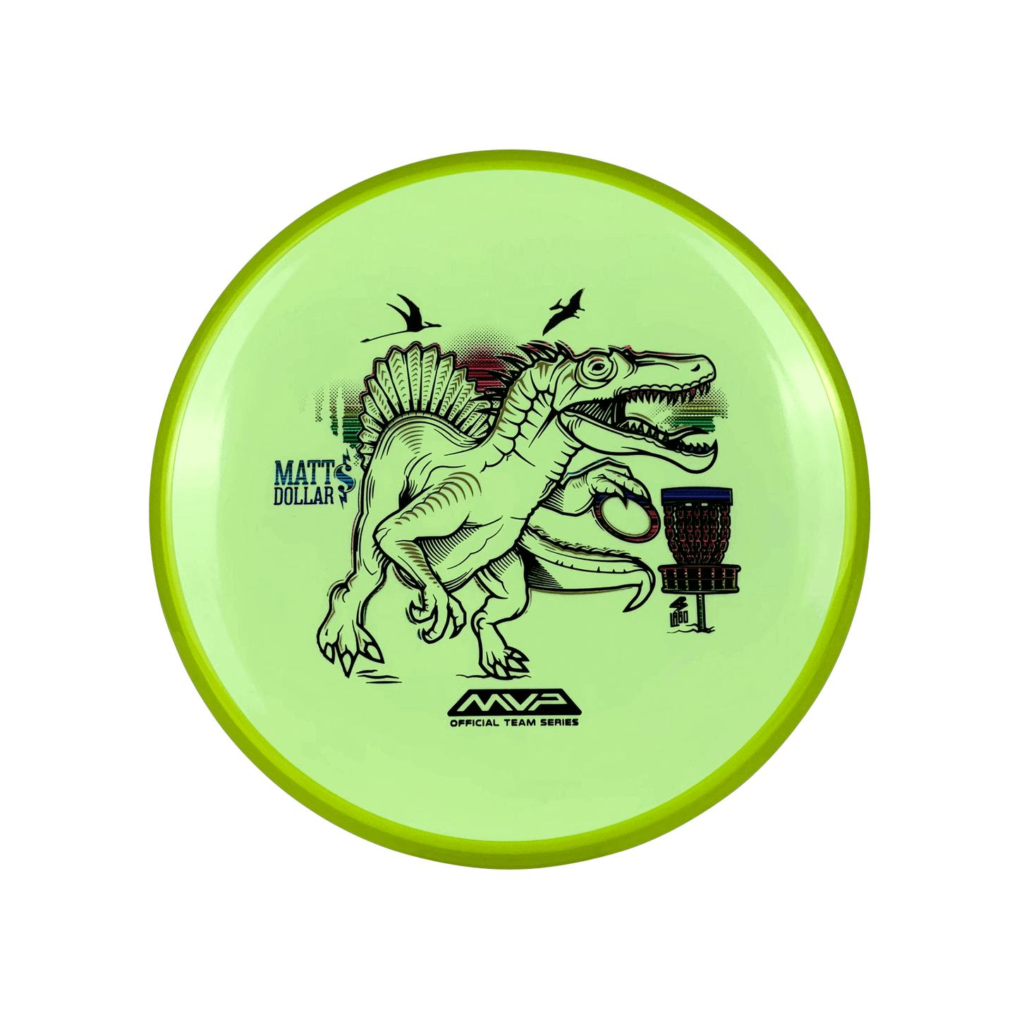 Prism Neutron Trance - Matt Dollar Raptor Stamp Disc Axiom multi / lime 172