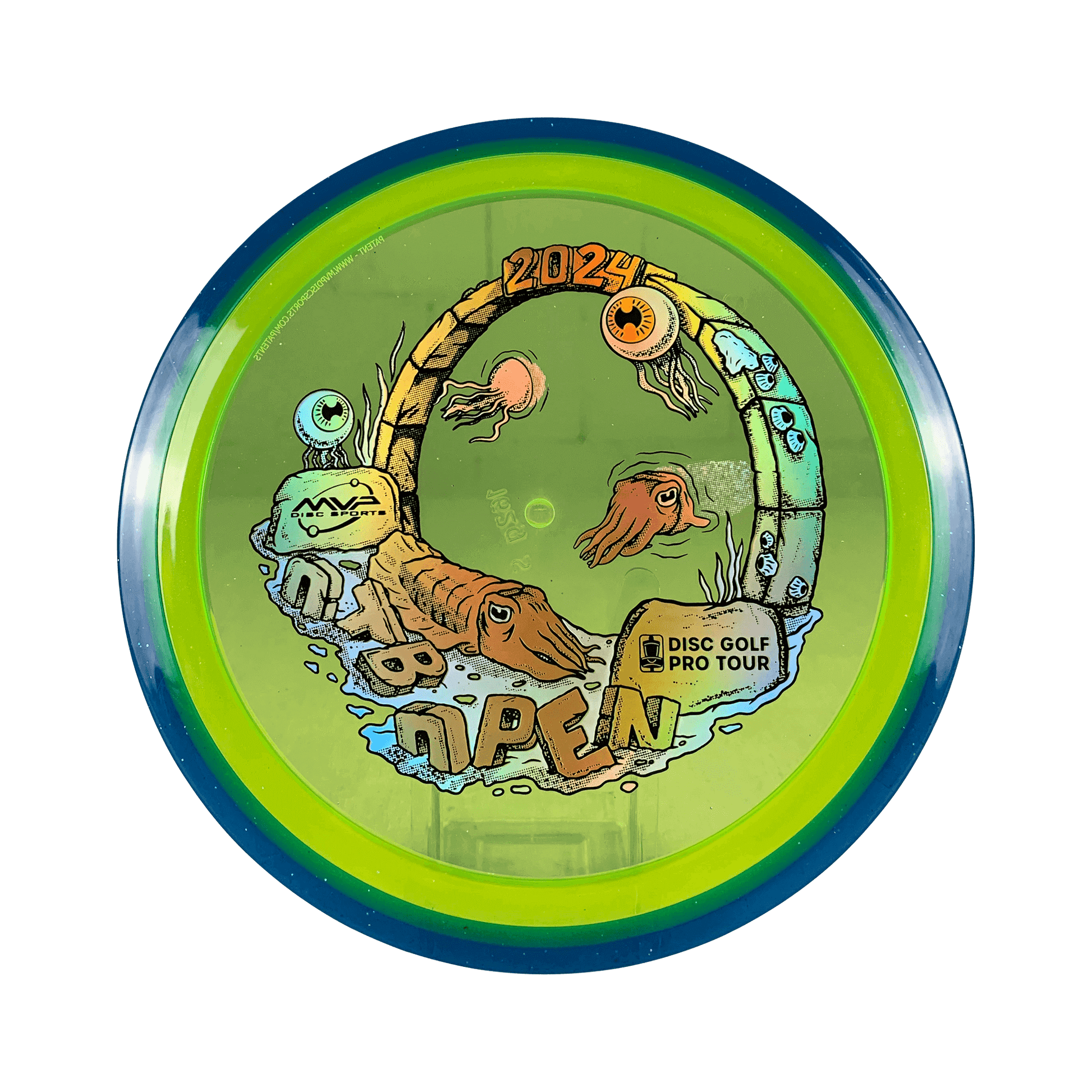 Prism Proton Soft Vanish - OTB Open 2024 - Phase 2 Disc Axiom multi / highlighter yellow 160