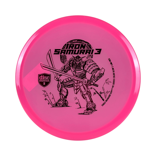 Signature Glow C-Line MD3 - Iron Samurai 3 Eagle McMahon Signature Series Disc Discmania pink 177
