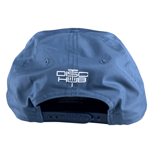 Snapback / Rope Flatbill Hat - DiscHub Bar Stamp Disc DiscHub