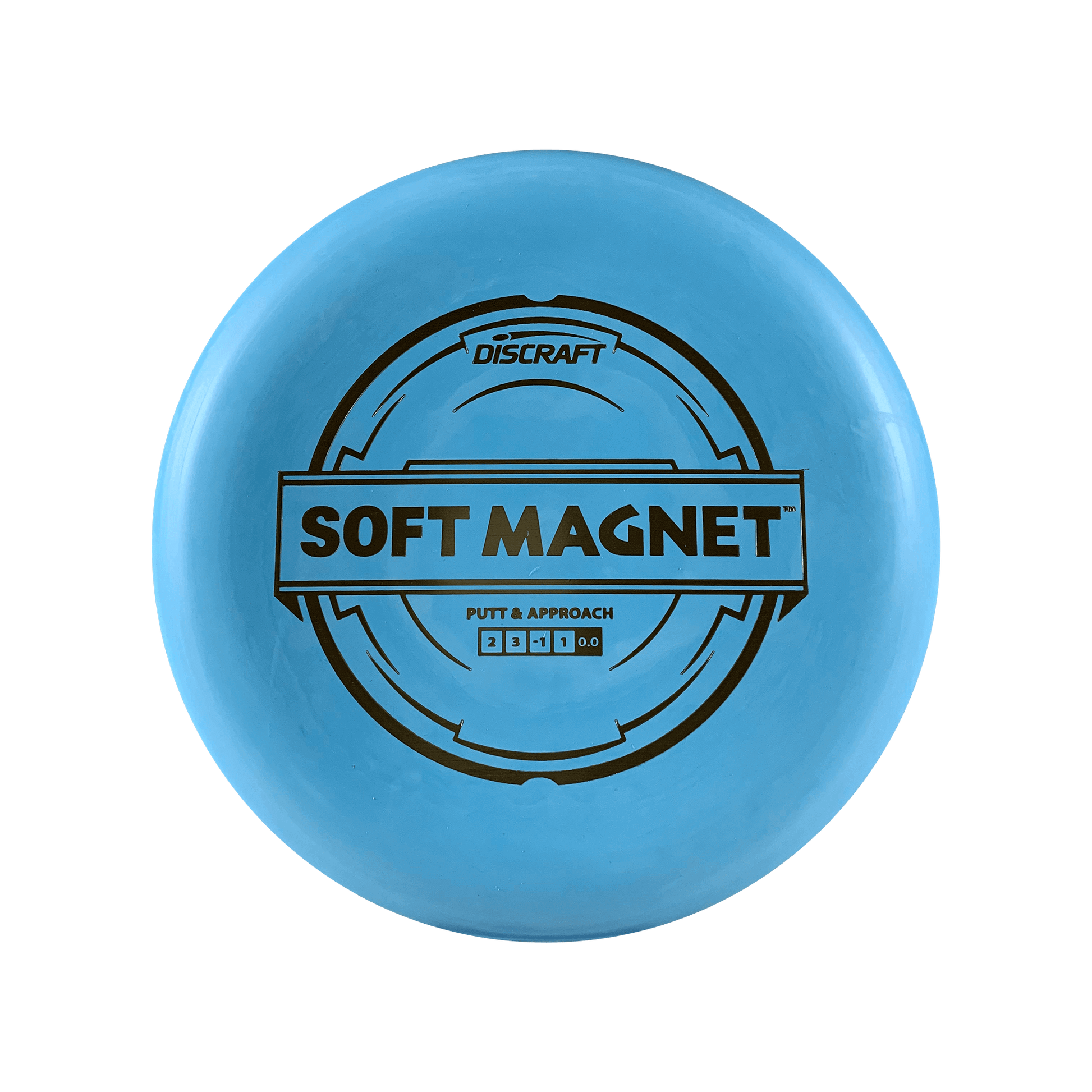 Soft Putter Line Magnet Disc Discraft light blue 170