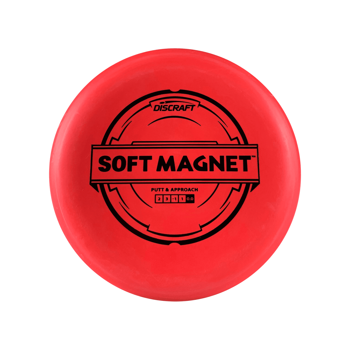 Soft Putter Line Magnet Disc Discraft red 170
