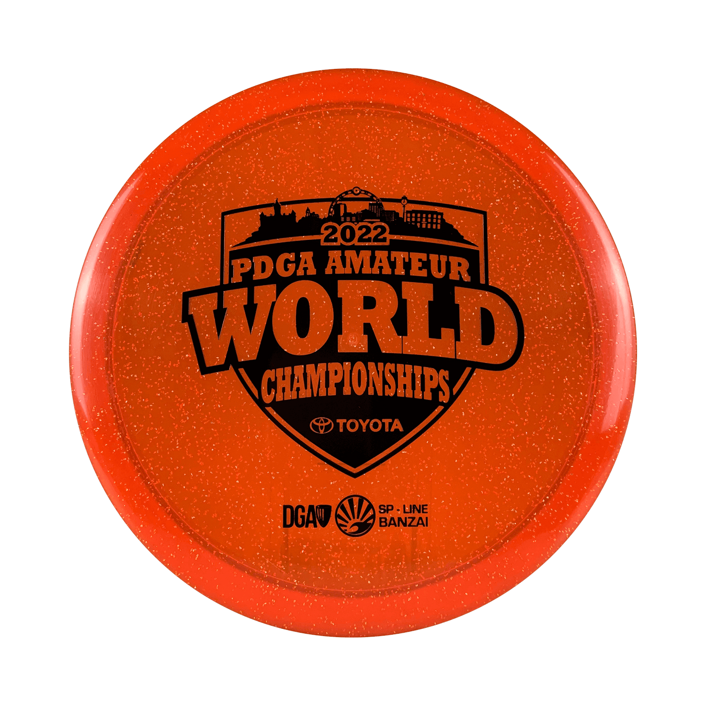 SP Line Banzai - 2022 PDGA Amateur Worlds Disc DGA dark orange 175