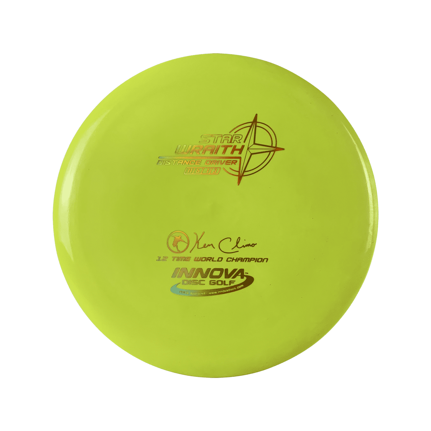 Star Wraith - Ken Climo 12x Disc Innova yellow 173