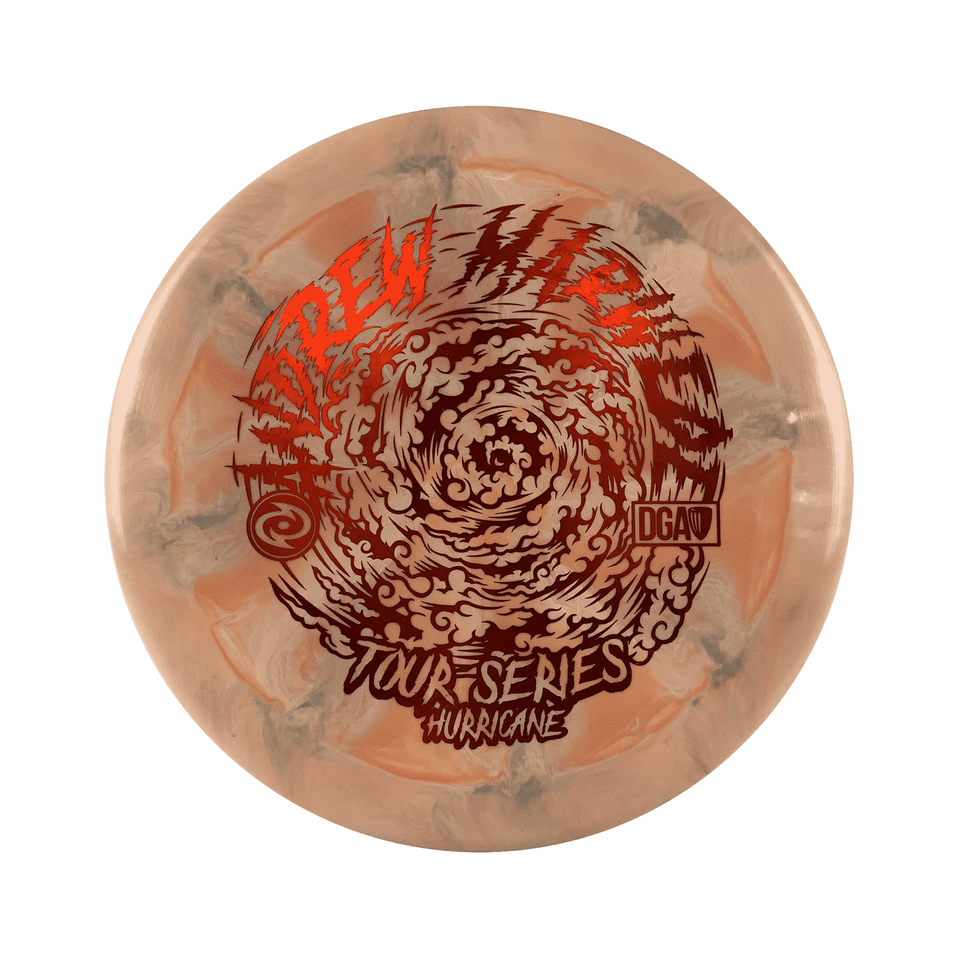 Tour Series Swirl Hurricane - Tour Series Disc DGA orange 170