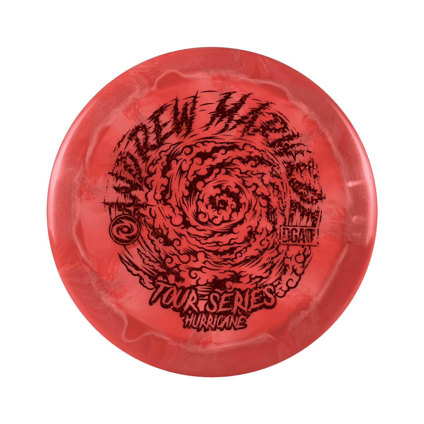 Tour Series Swirl Hurricane - Tour Series Disc DGA red 173