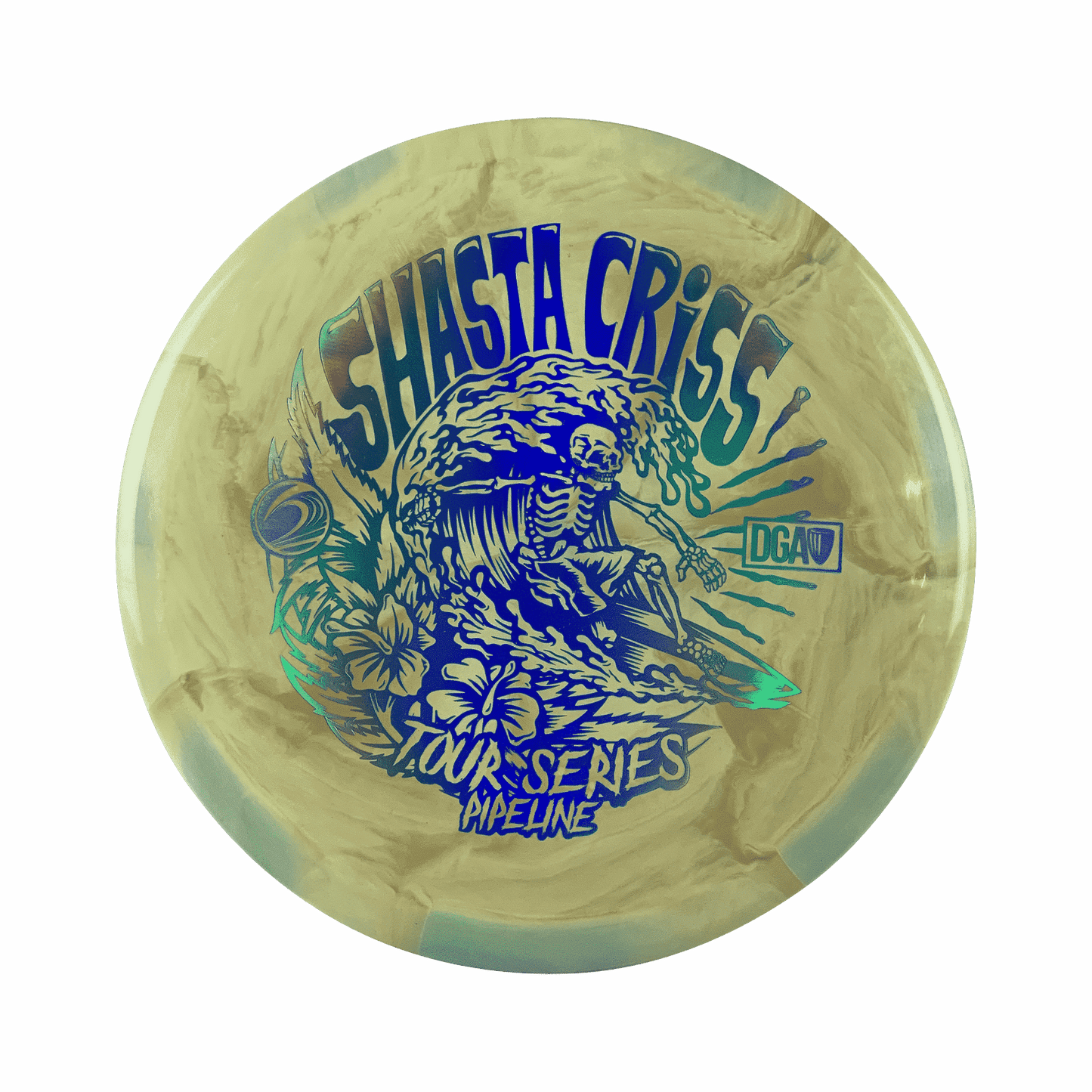 Tour Series Swirl Pipeline - Tour Series Disc DGA light green 173