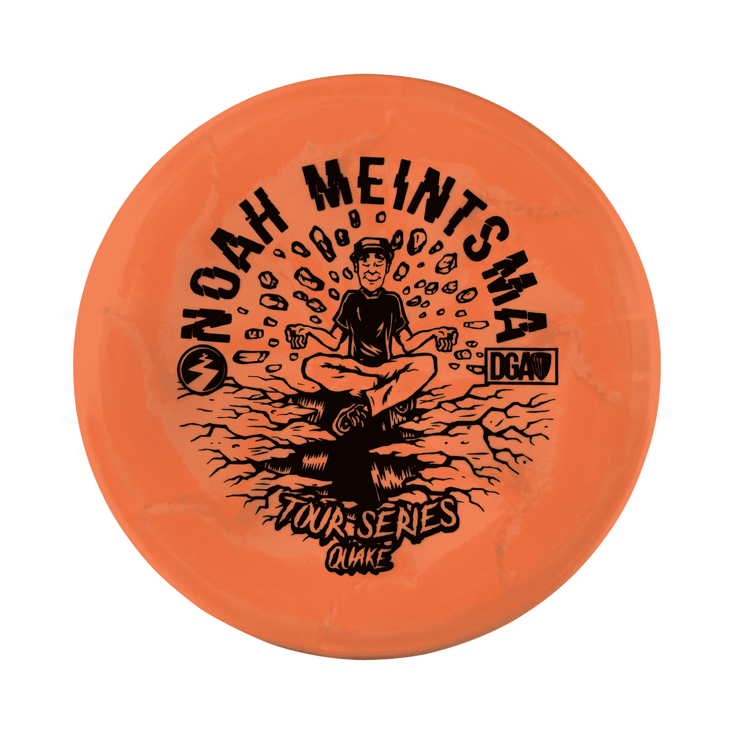 Tour Series Swirl Quake - Tour Series Disc DGA orange 175