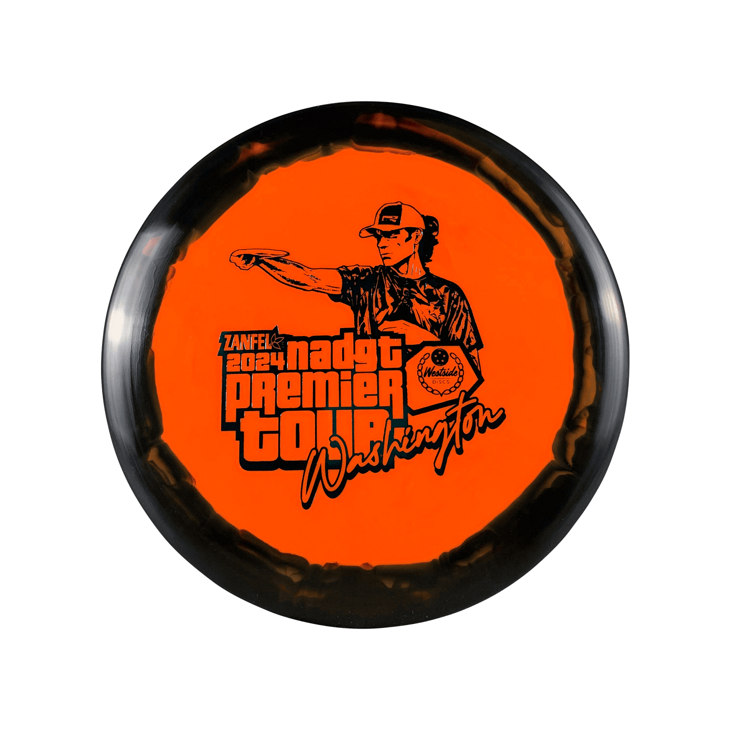 Tournament Ice Orbit Warship - NADGT Washington Premier 2024 Stamp Disc Westside Discs multi / orange black 174