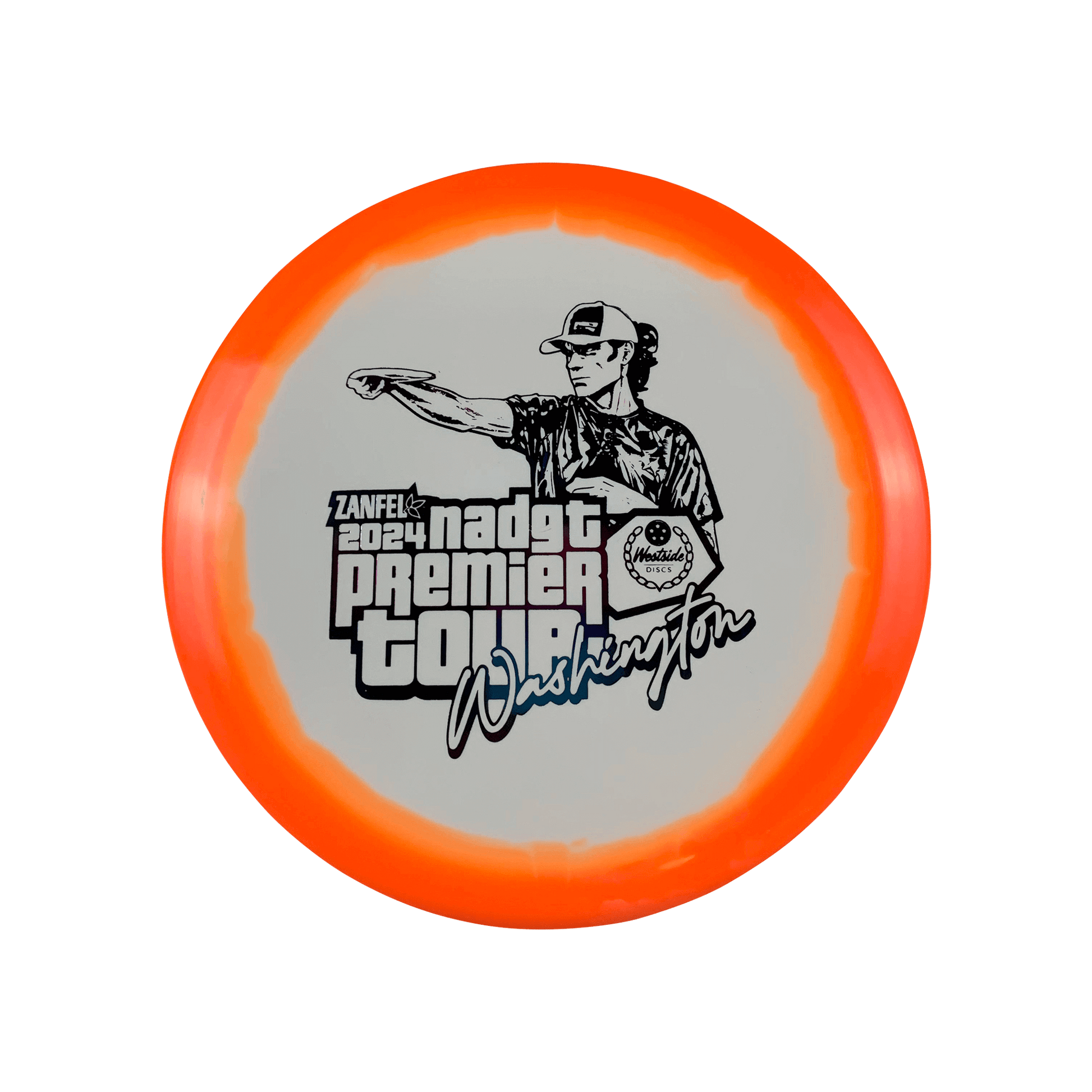 Tournament Orbit Hatchet - NADGT Washington Premier 2024 Stamp Disc Westside Discs multi / white orange 171