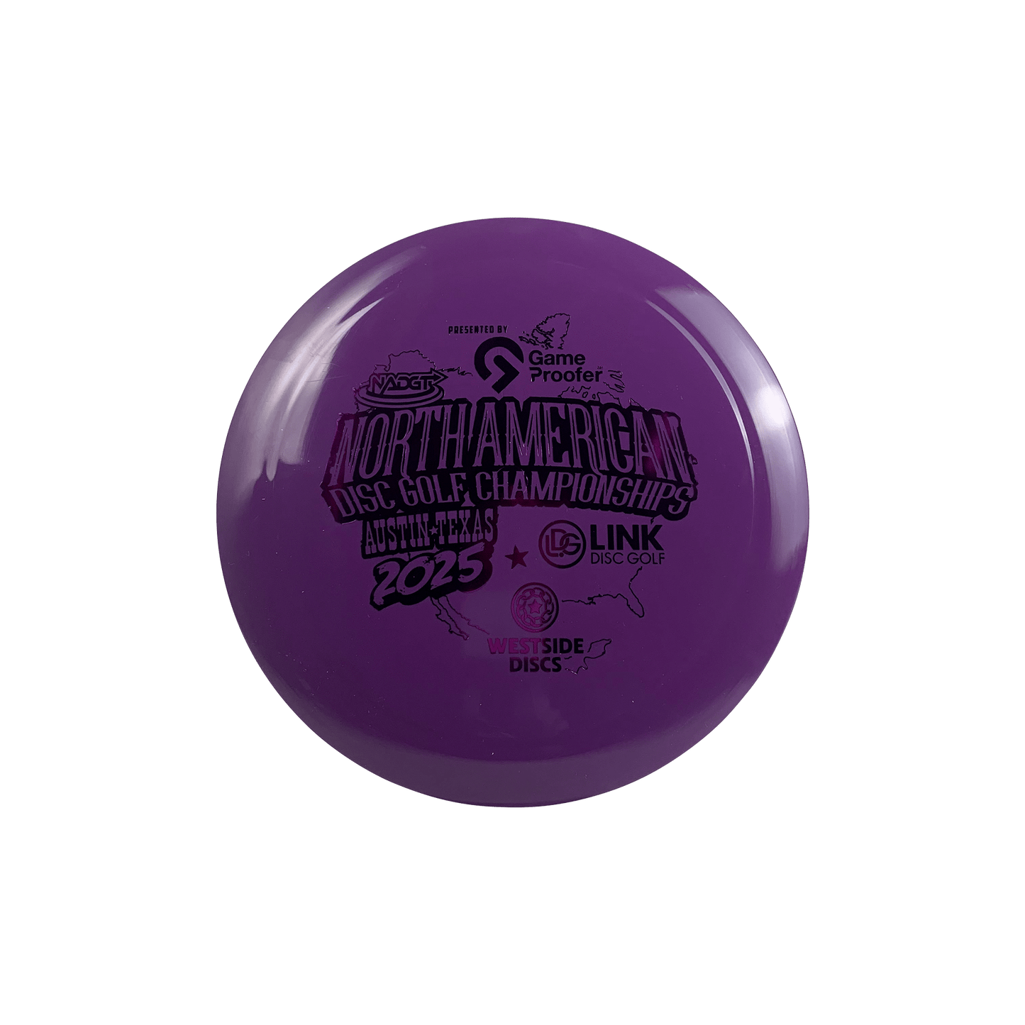 Tournament Sword - NADGT NADGC 2025 Stamp Disc Westside Discs purple 173.0