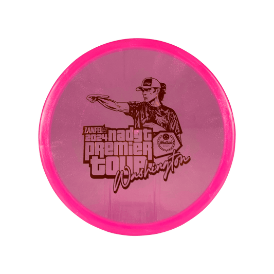 VIP Ice Glimmer Harp - NADGT Washington Premier 2024 Stamp Disc Westside Discs pink 174