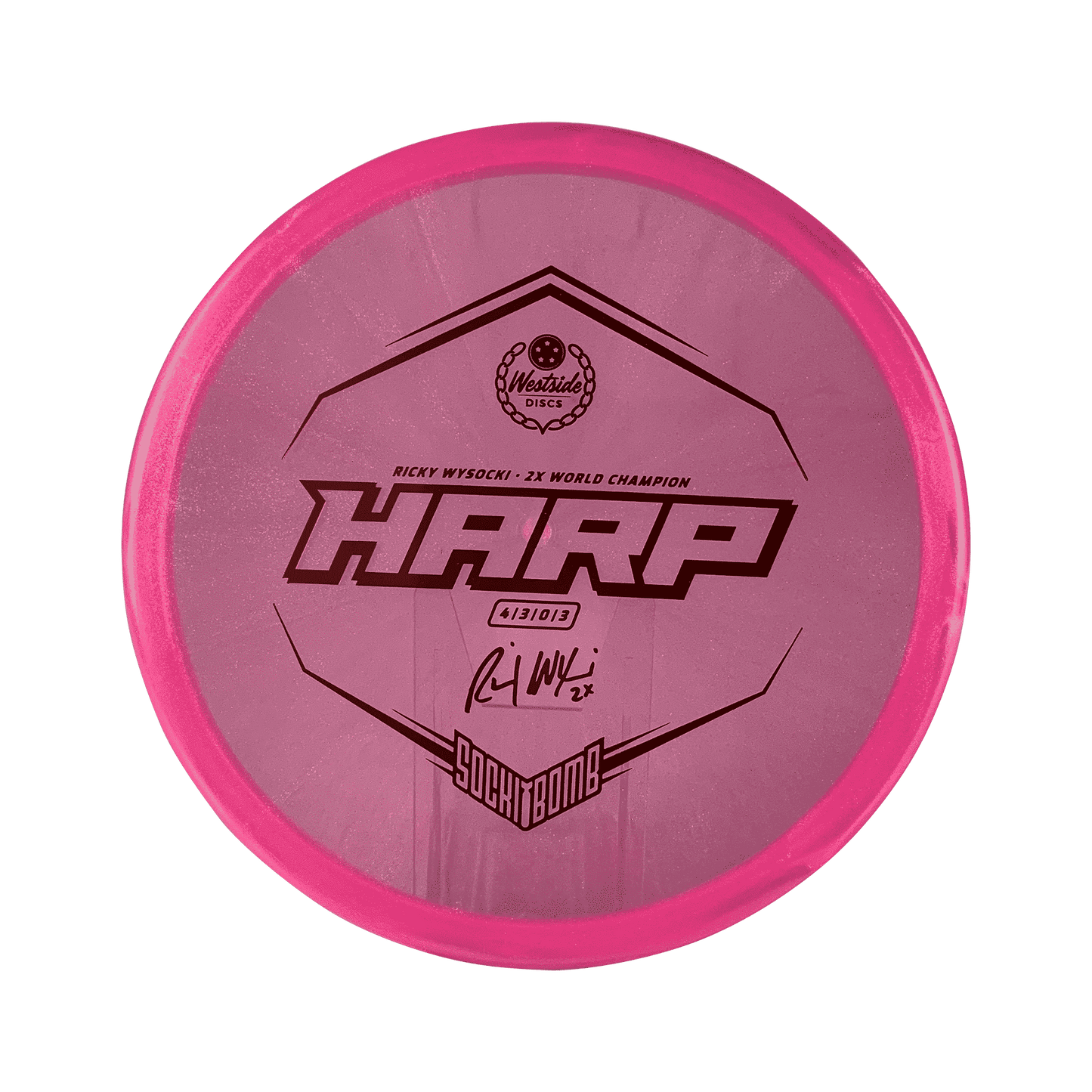 VIP - Ice Glimmer Harp - Ricky Wysocki 2x Disc Westside Discs pink 176