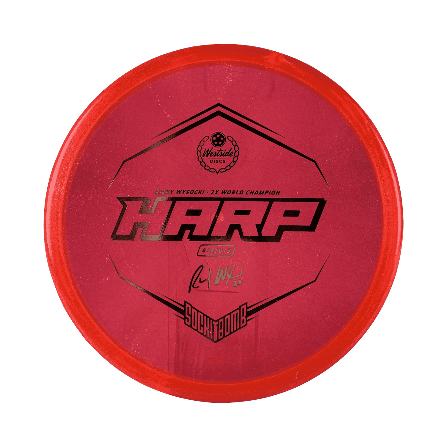VIP - Ice Glimmer Harp - Ricky Wysocki 2x Disc Westside Discs red 175