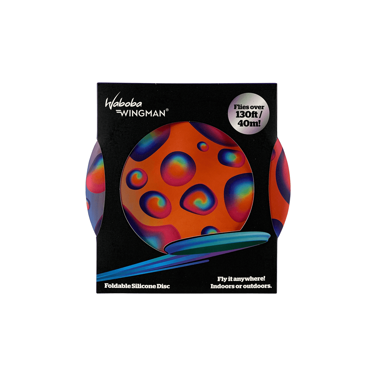 Wingman Disc Waboba orange polka dot