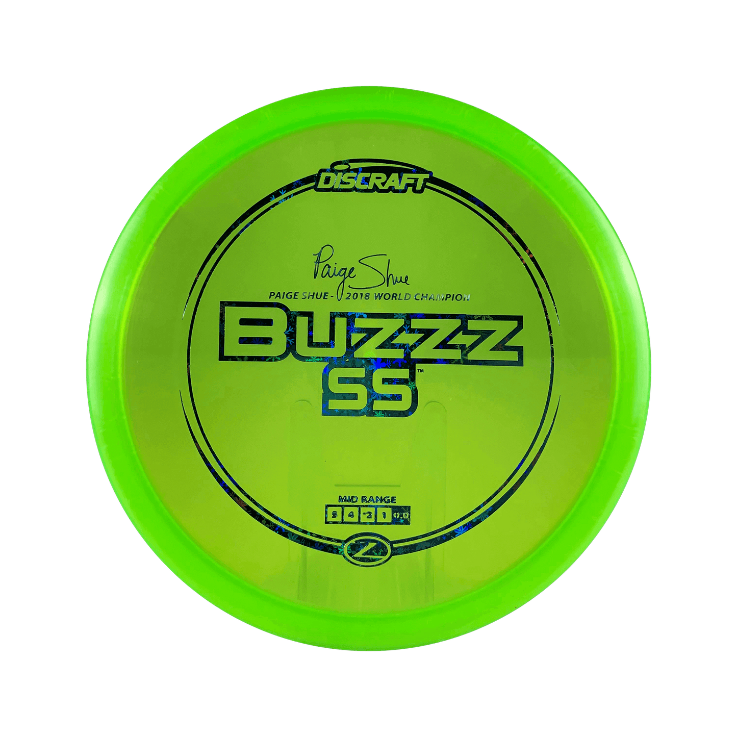 Z Buzzz SS - 2018 World Champion Paige Shue Disc Discraft lime 177