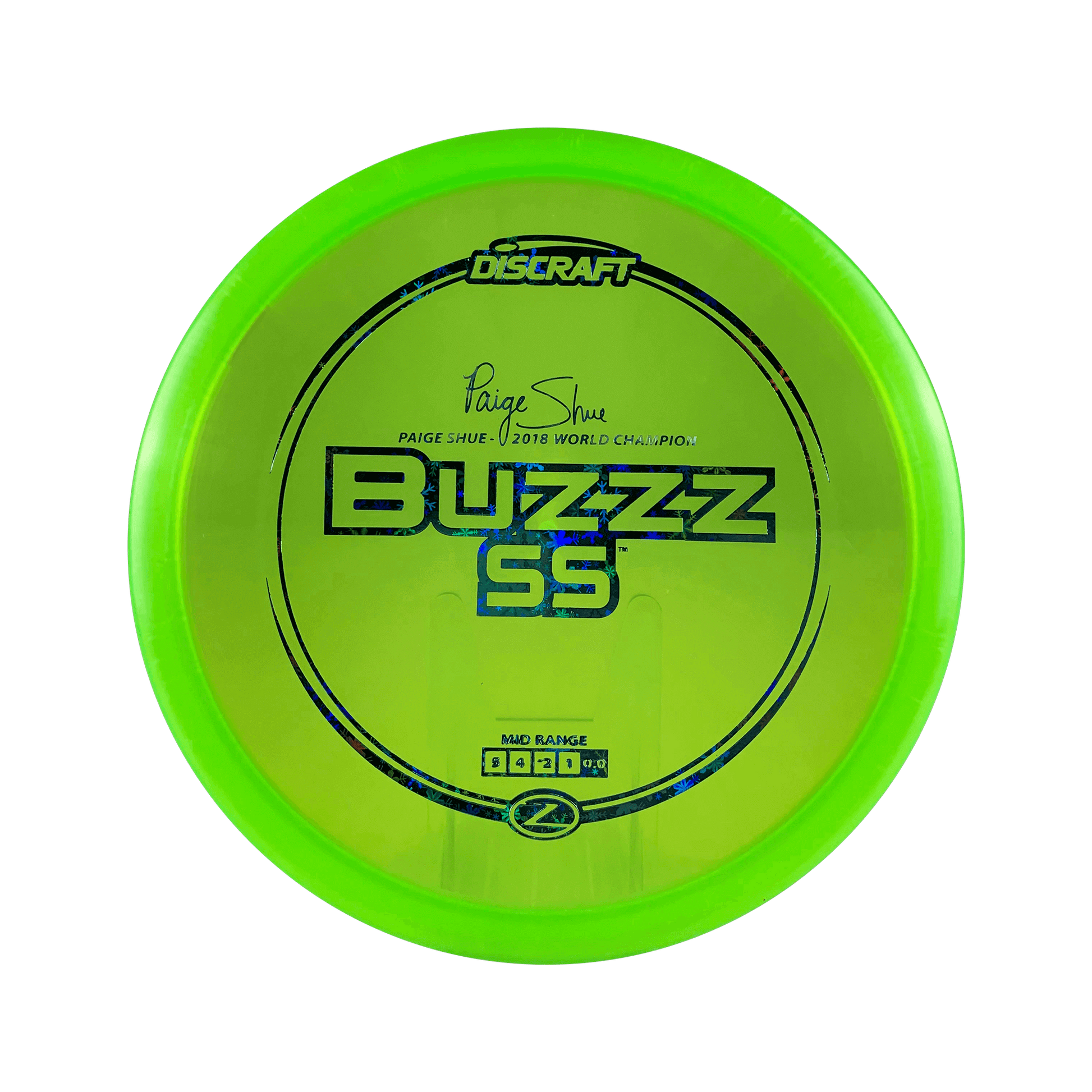Z Buzzz SS - 2018 World Champion Paige Shue Disc Discraft lime 177