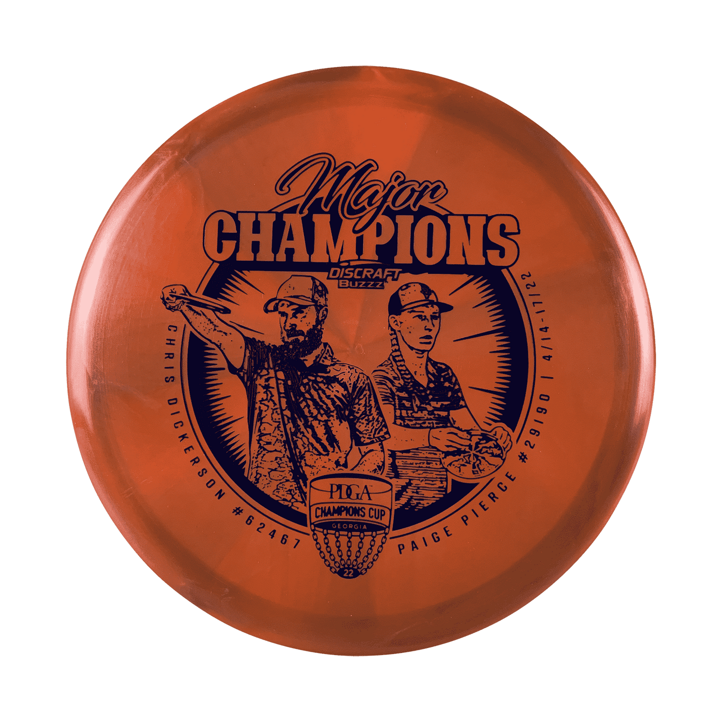 Z Swirl Buzzz - Major Champions Cup Disc Discraft multi / red 175