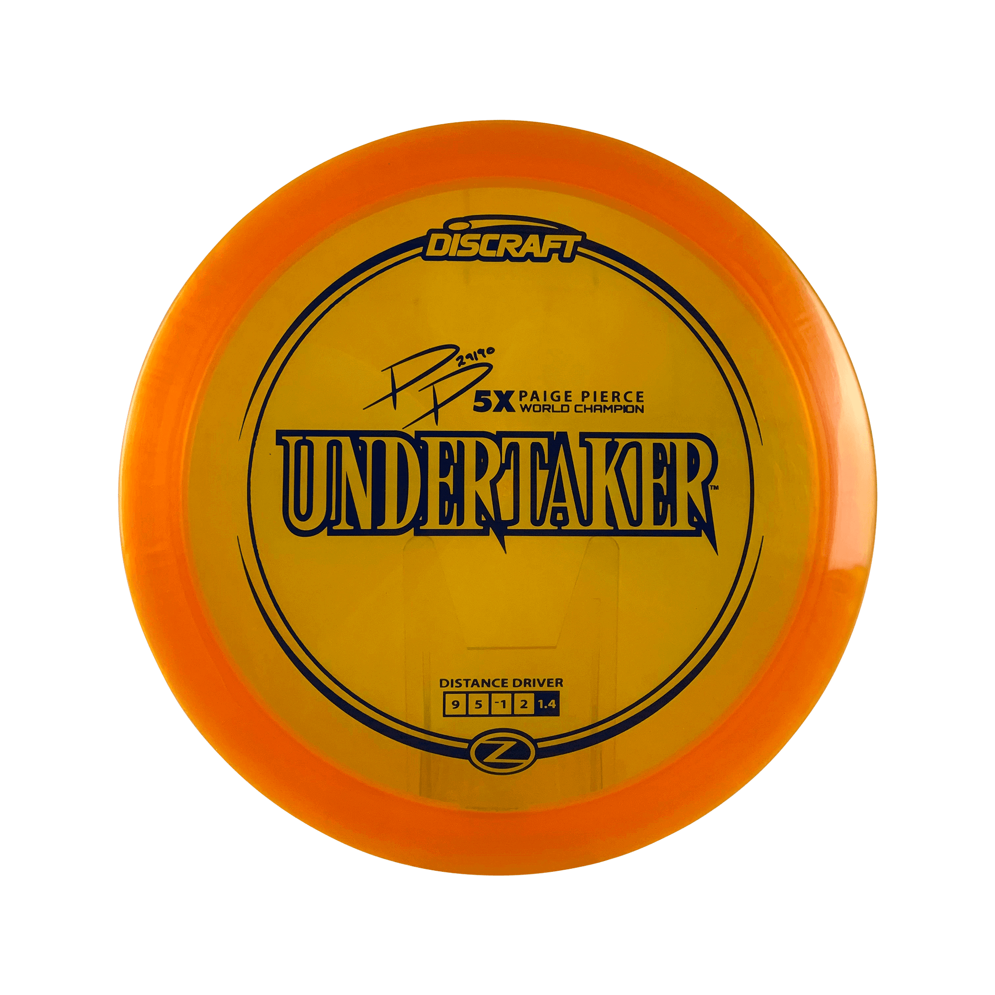 Z Undertaker - Paige Pierce 5x Signature Series Disc Discraft burnt orange 167