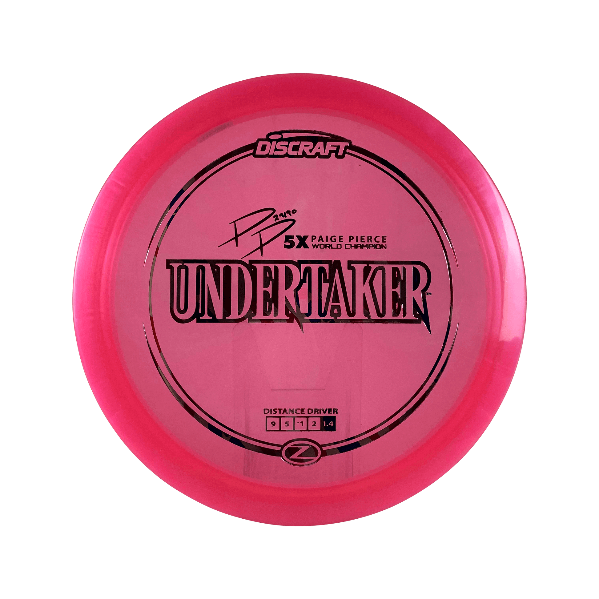 Z Undertaker - Paige Pierce 5x Signature Series Disc Discraft pink 167