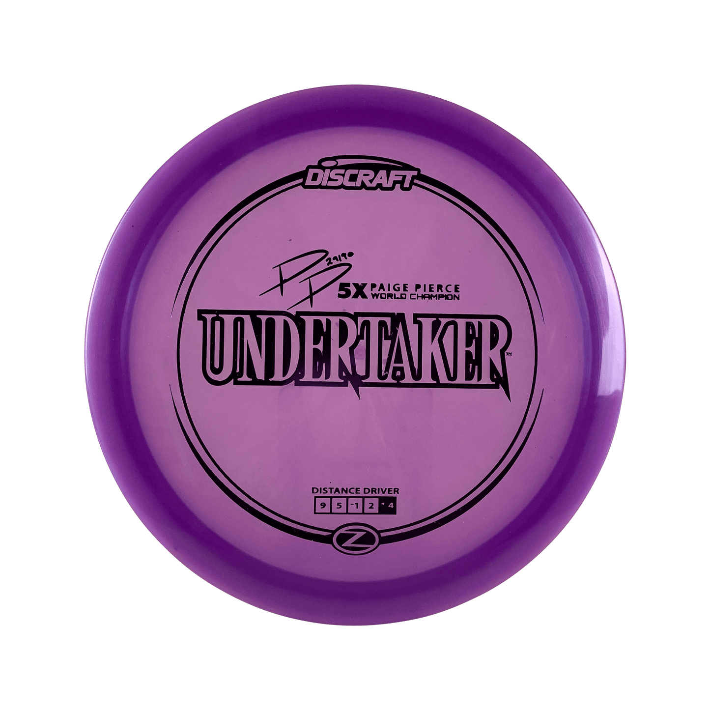 Z Undertaker - Paige Pierce 5x Signature Series Disc Discraft purple 167