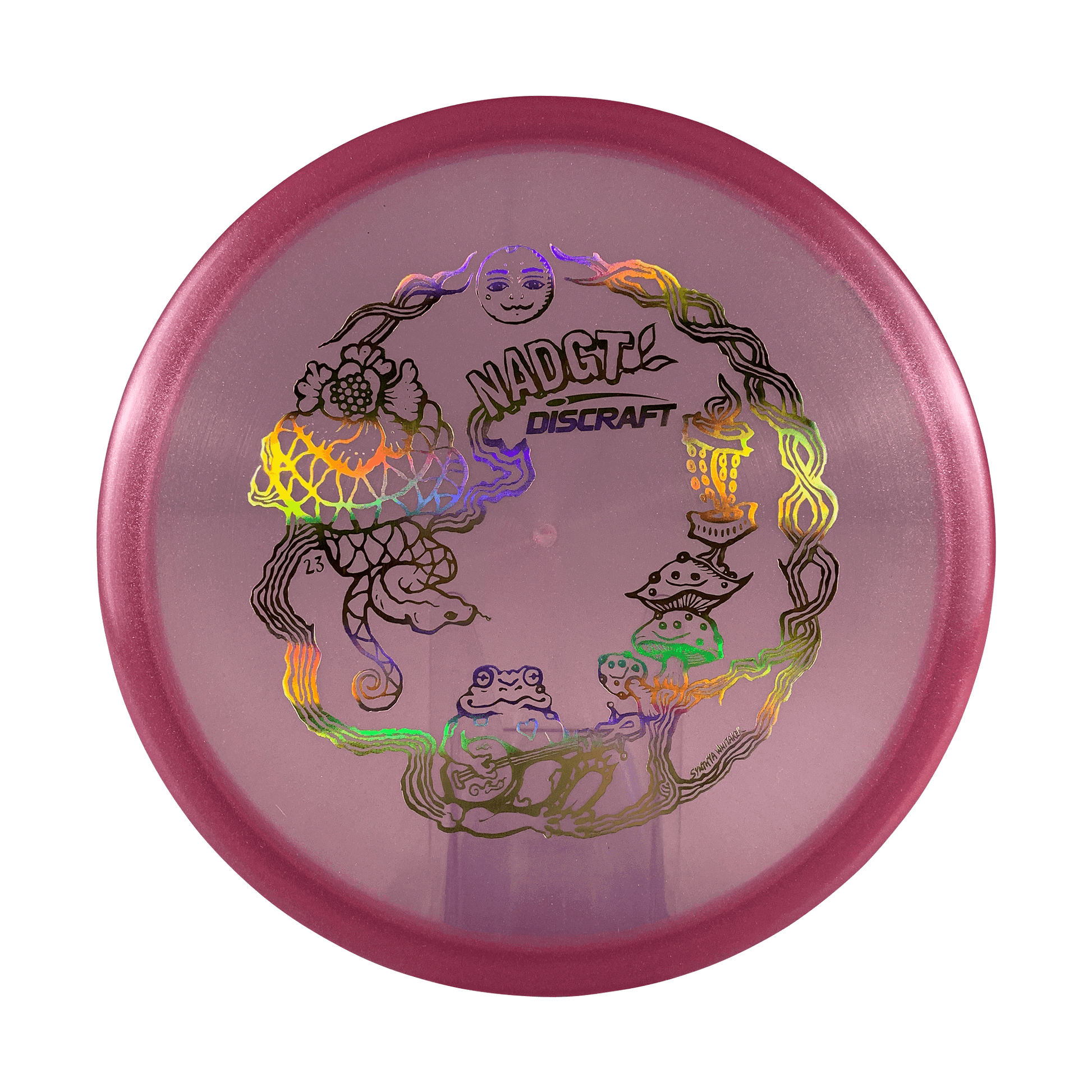 Z Zone - Banjo Frog Stamp - NADGT National Championship '23 Disc Discraft mauve 173