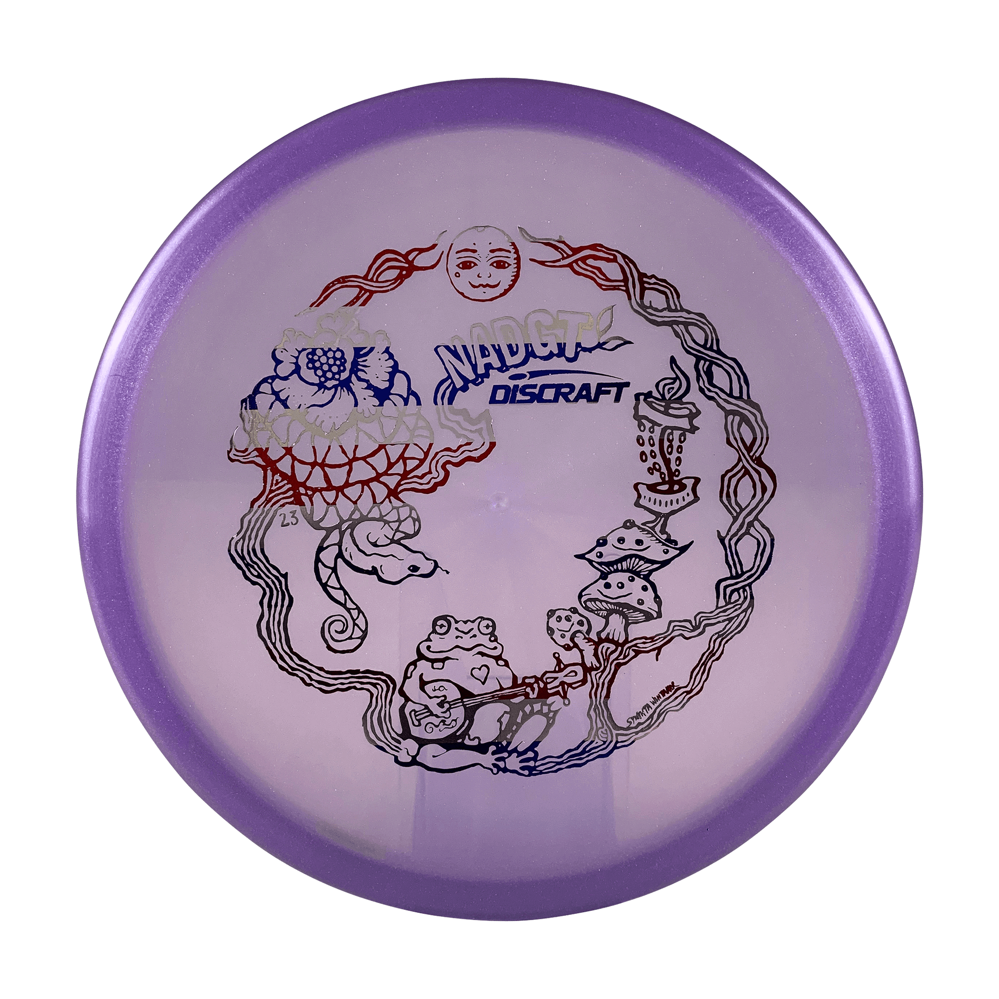 Z Zone - Banjo Frog Stamp - NADGT National Championship '23 Disc Discraft purple 173