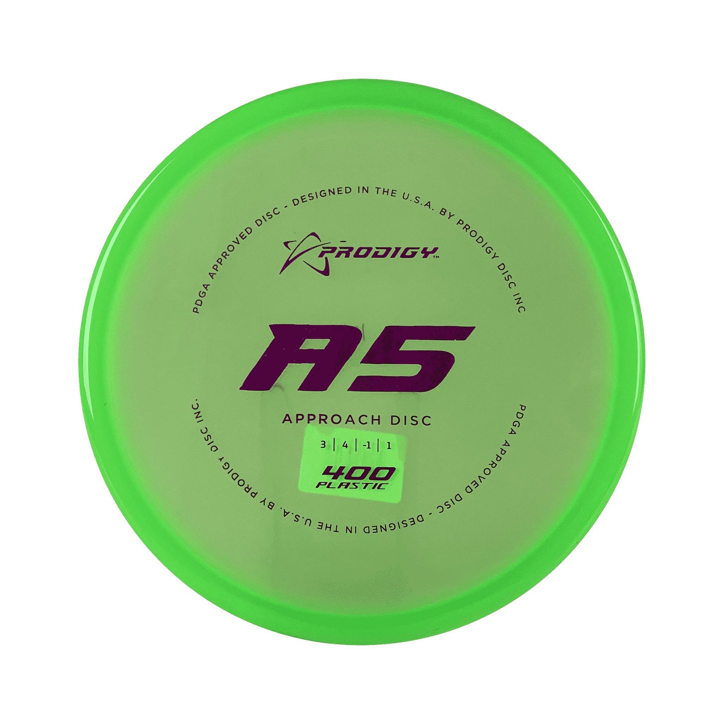 400 A5 Disc Prodigy green 175