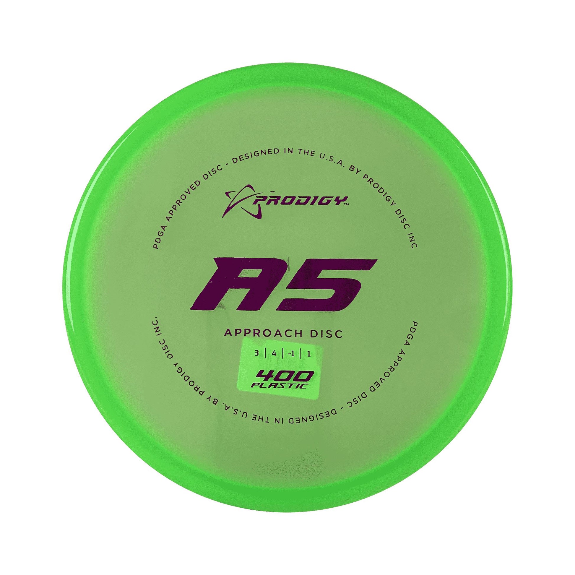 400 A5 Disc Prodigy green 175
