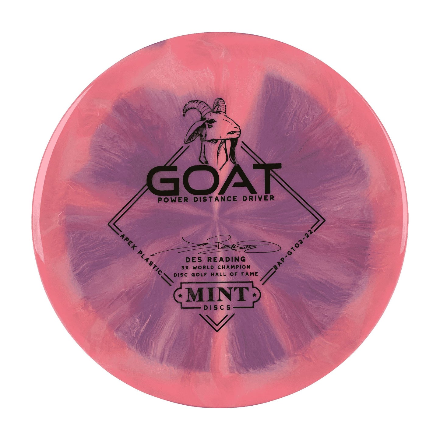 Apex Swirl Goat - Des Reading 3x - AP-GT02-22 Disc Mint Discs multi / pink 167