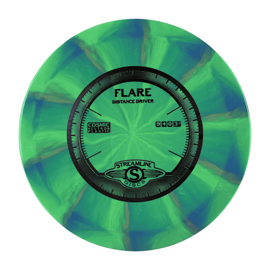 Cosmic Neutron Flare Disc Streamline multi / green 176