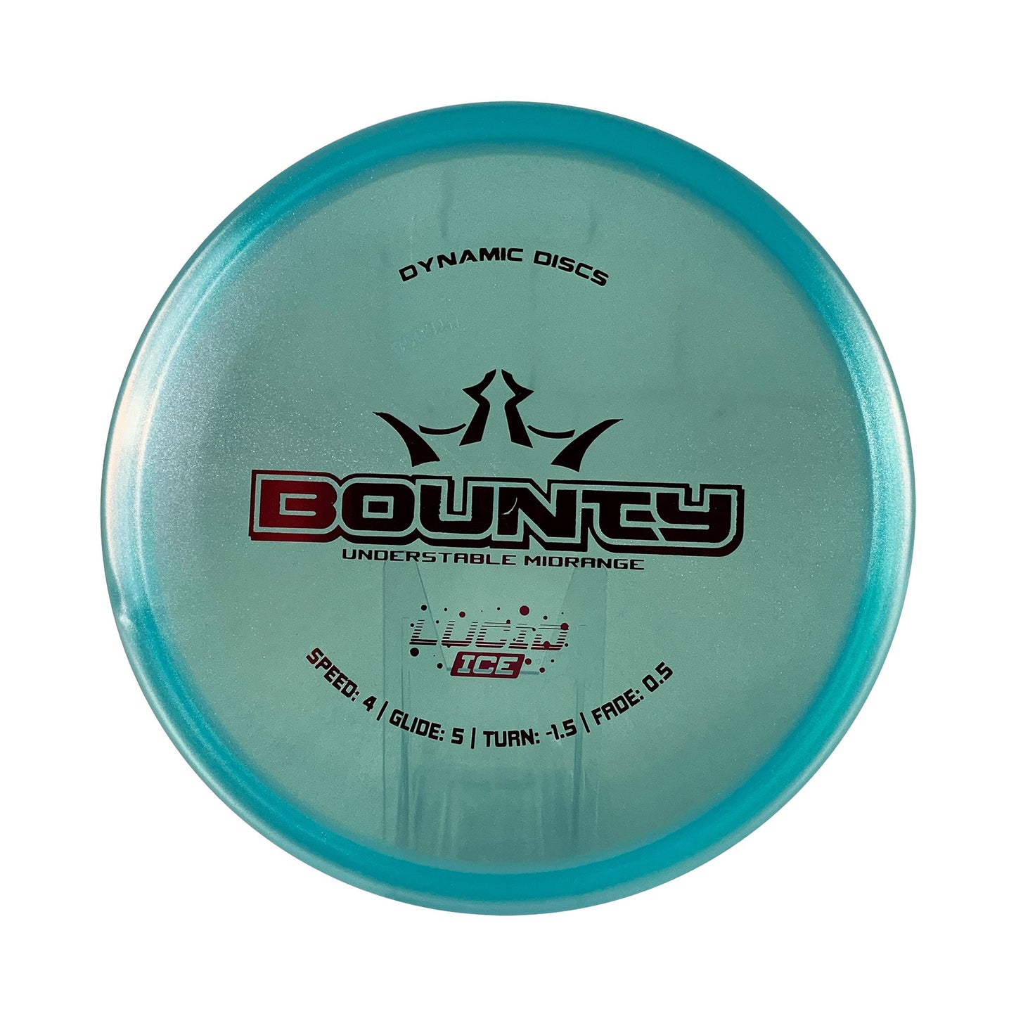 Lucid Ice Glimmer Bounty Disc Dynamic Discs blue 174