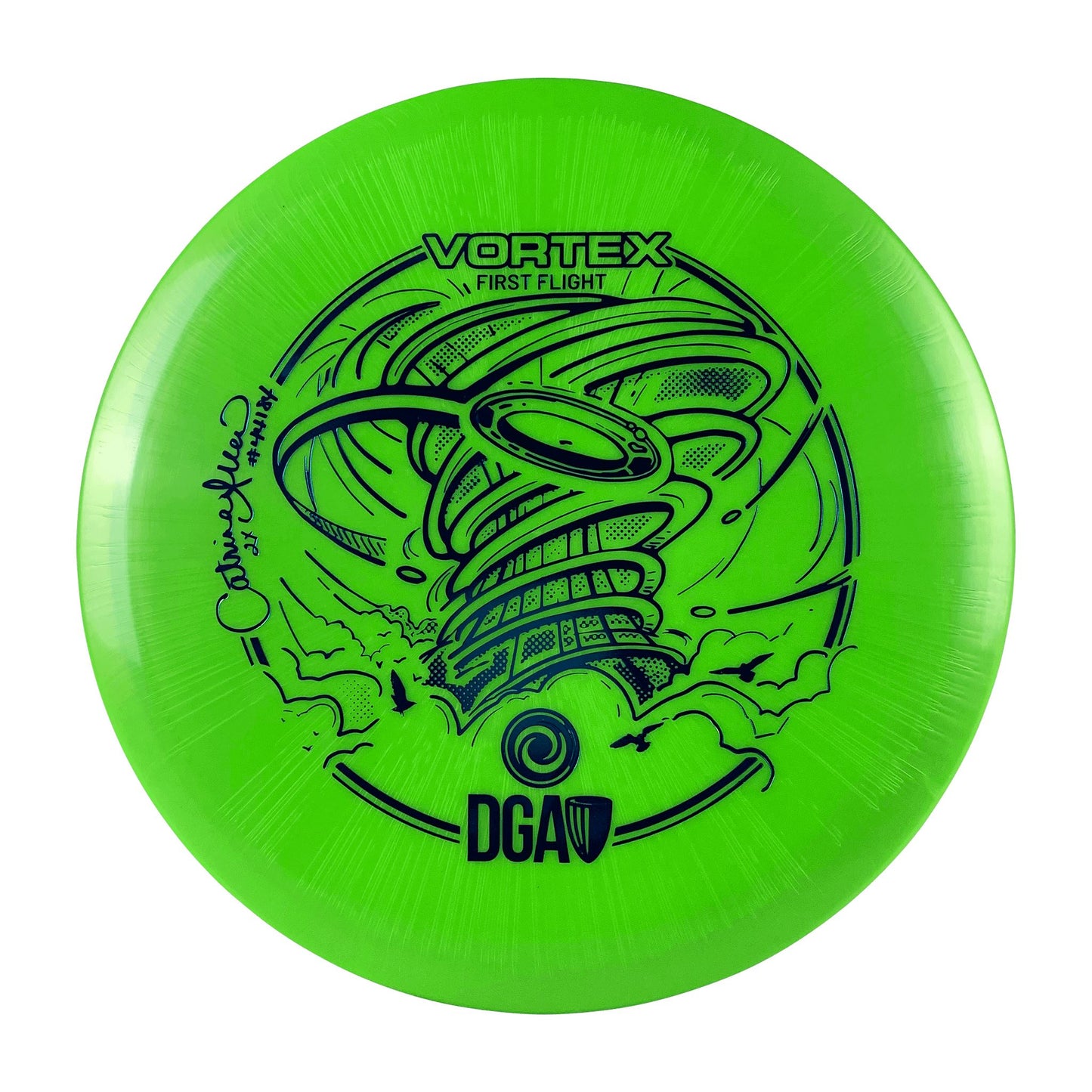 PL Vortex - 1st Flight Catrina Allen 2x Disc DGA light green 169