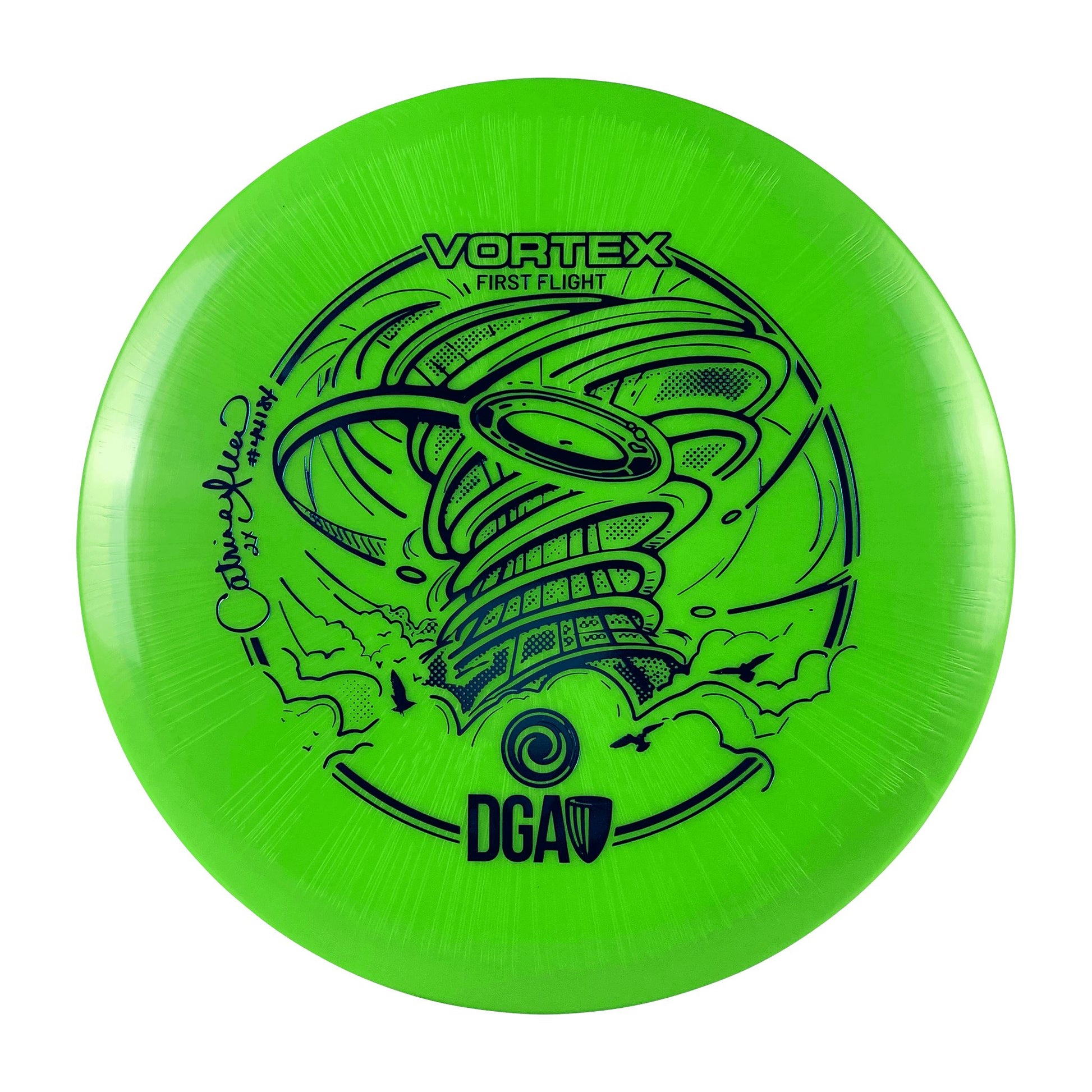 PL Vortex - 1st Flight Catrina Allen 2x Disc DGA light green 169