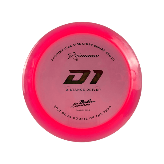 400 D1 - 2021 PDGA Rookie of the Year Gannon Buhr Signature Series Disc Prodigy hot pink 174 