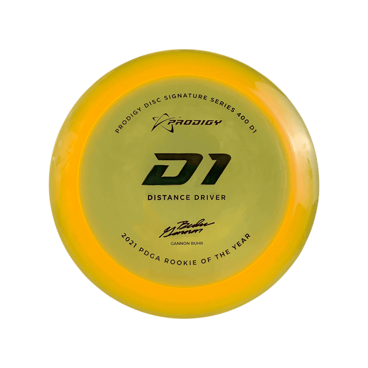 400 D1 - 2021 PDGA Rookie of the Year Gannon Buhr Signature Series Disc Prodigy yellow 174 
