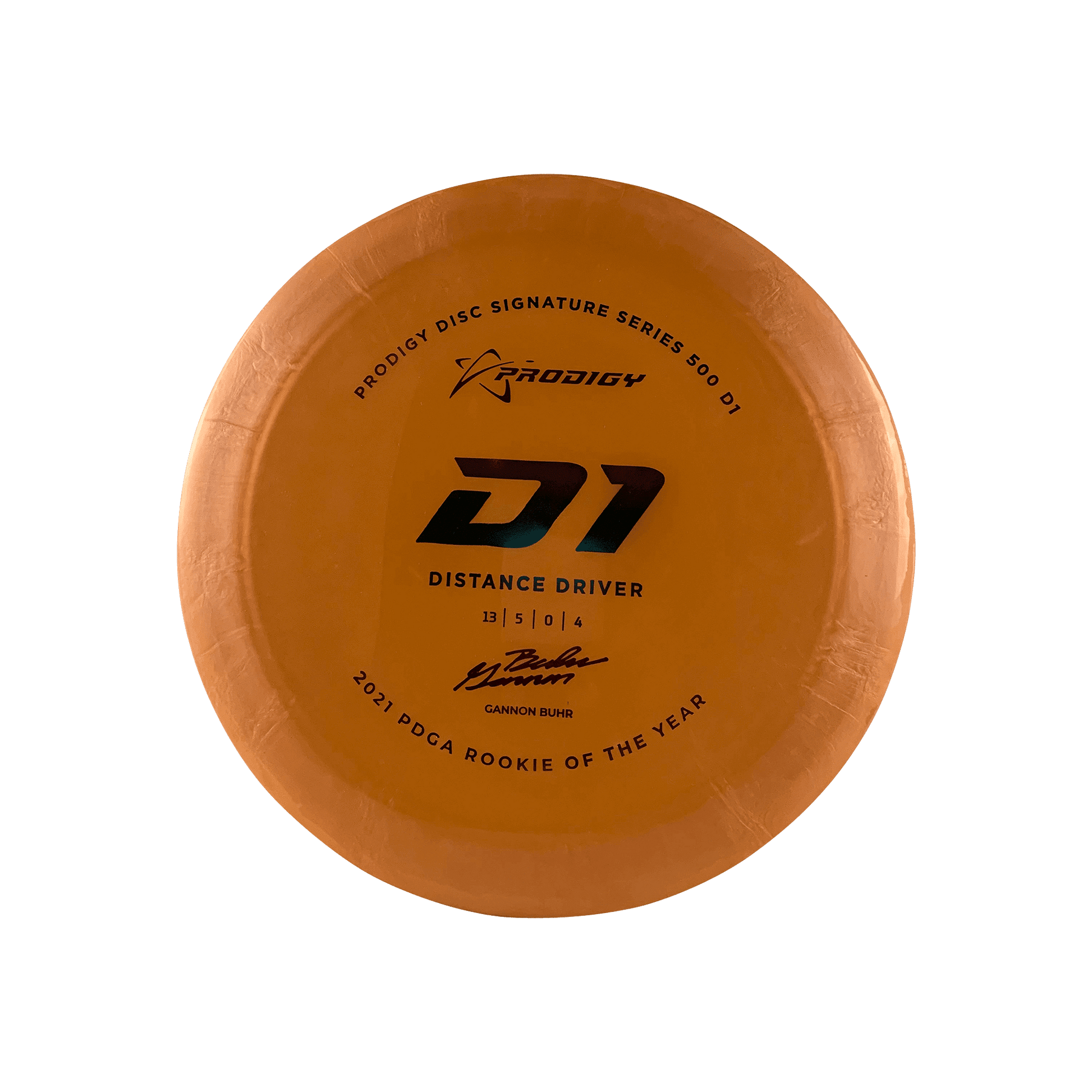 500 D1 - 2021 PDGA Rookie of the Year Gannon Buhr Disc Prodigy orange 174 