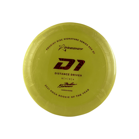 500 D1 - 2021 PDGA Rookie of the Year Gannon Buhr Disc Prodigy 