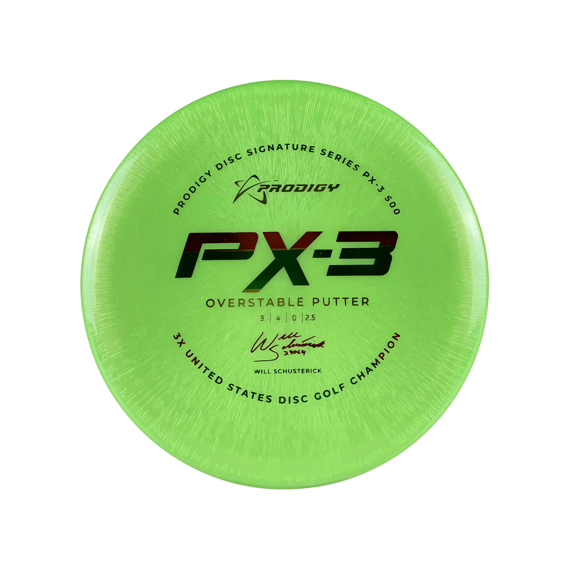 500 PX-3 - Will Schusterick Signature Series Disc Prodigy lime 172 