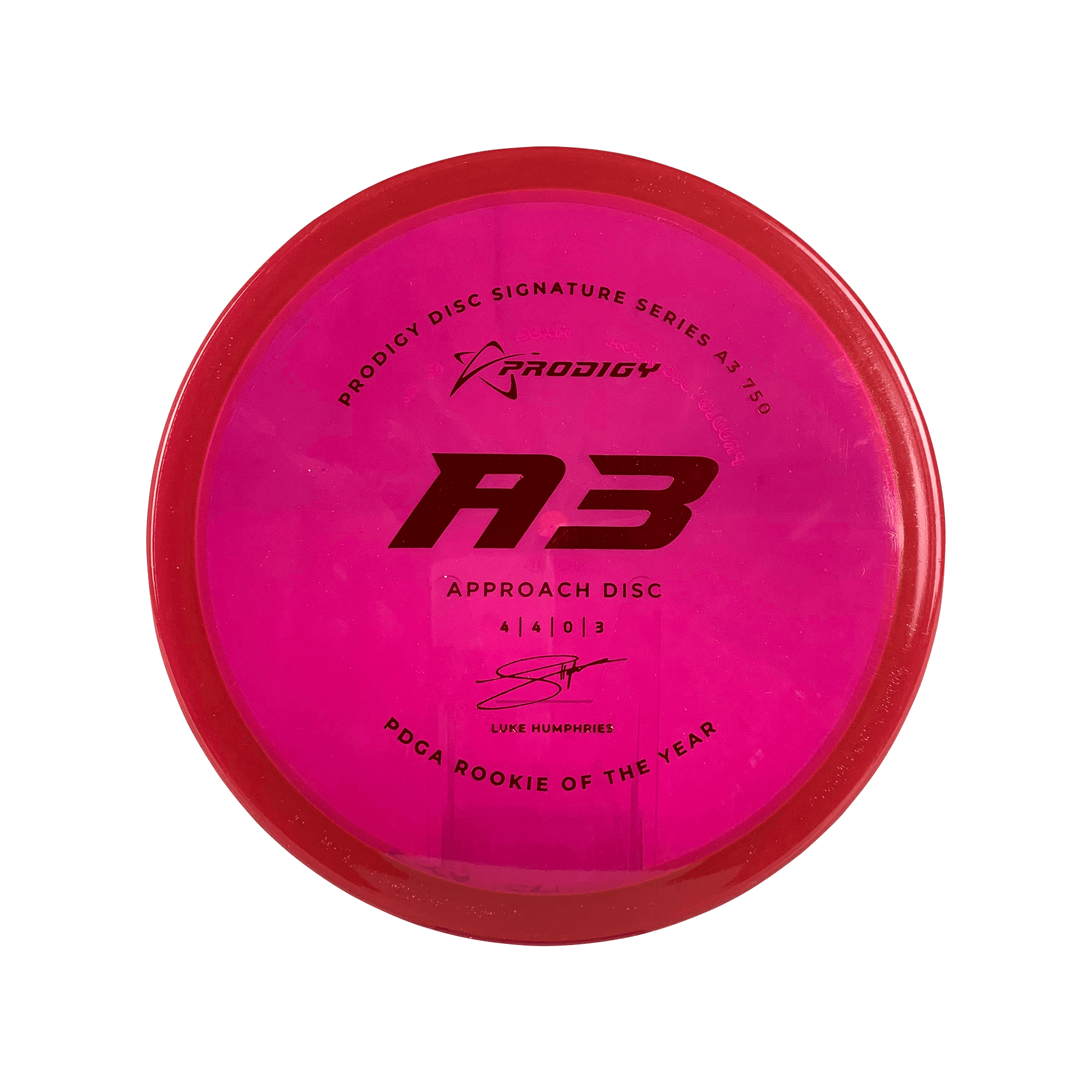 750 A3 - Luke Humphries Signature Series Disc Prodigy red 172 
