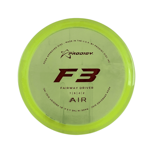 Air F3 Disc Prodigy yellow 157 