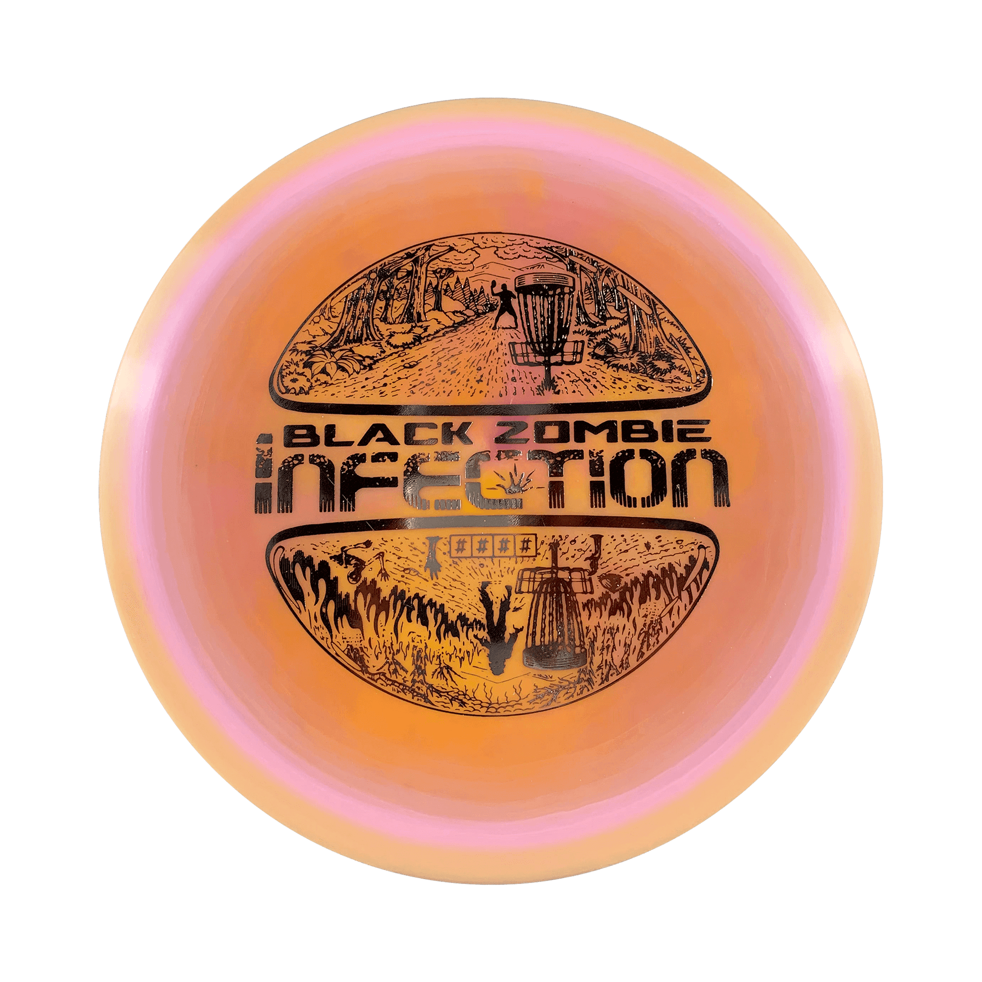 Alpha Infection Disc Black Zombie multi / light orange pink 173 