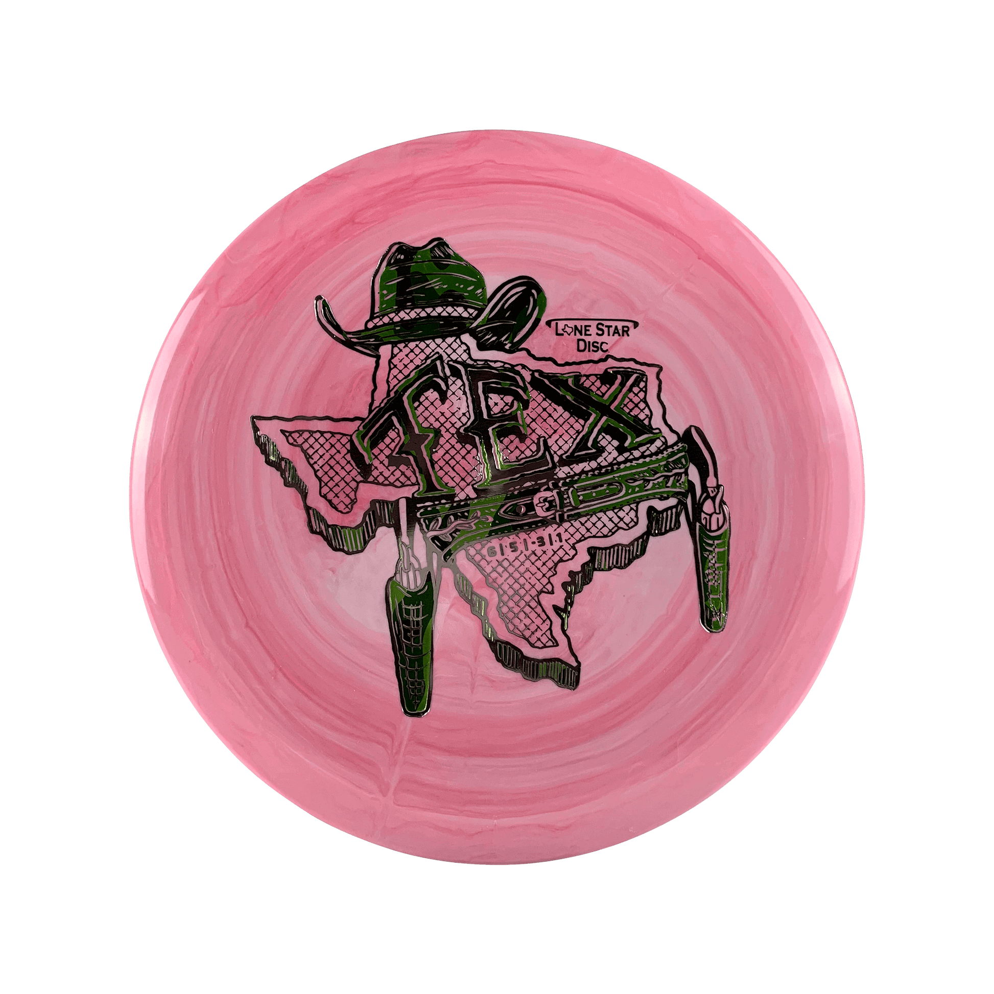 Alpha Tex - Gunslinger Stamp Disc Lonestar Disc multi / red / pink 172 